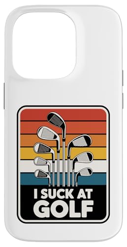 I Suck At Golf Joke ʔSt s Ȓj St X}zP[X iPhone 14 Pro p