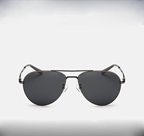 Lunettes de soleil polarisées pour hommes et femmes avec monture dorée YL