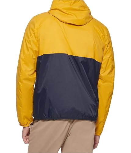 Image of Tommy Hilfiger Mens Stretch Hooded Zip-Front Raincoat