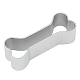 Diseno: hueso de perro Senmubery 2pzs Matriz Molde de Cortador de Galletas Pastel bizcocho en Forma de Hueso de Perro Tono de Plata