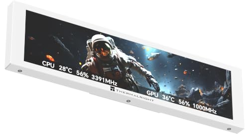 Image of Thermalright Trofeo Vision LCD AIO Display 9.16 inch PC Monitor | USB Type-C Screen for Real-Time Hardware Monitoring, with Preset Themes for Gaming PC Case /CPU Cooler