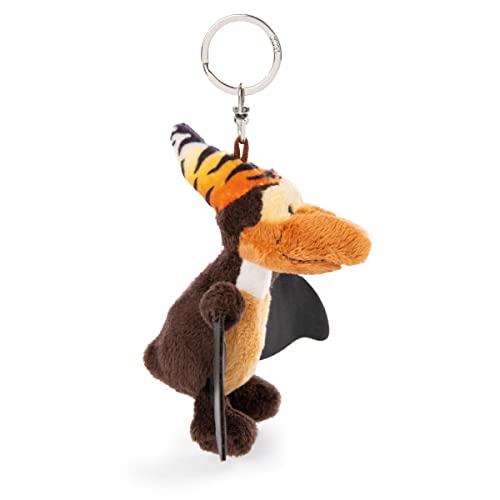 Nici 48801 Dinosaurier Keyholder Dino Orny 10cm Green, Animal Print, Brown, 10 cm - Image 2