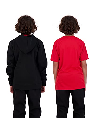 Hind Boys Fleece Hoodie and T-Shirt Set 2-Piece Kids Basketball Sweatshirt and Athletic Tee3