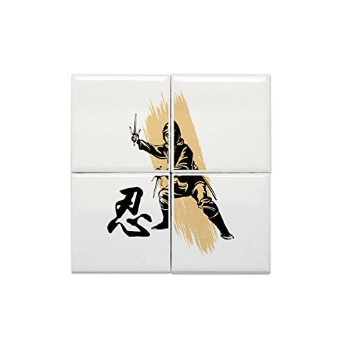 Carreaux Céramique Ninja pour Remplacer un Poster Manga Terne