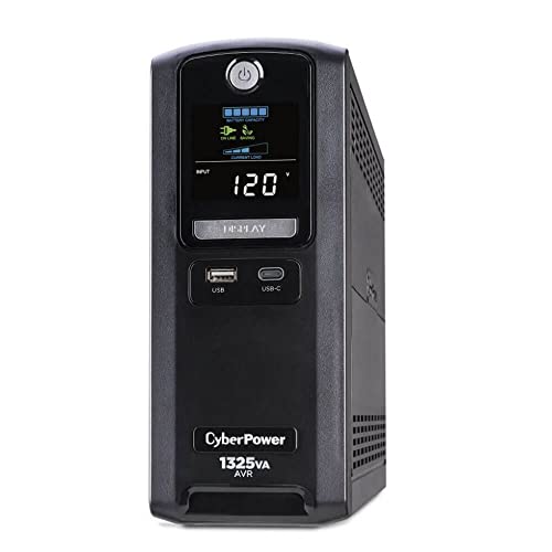 CyberPower LX1325GU3 10-Outlet 1325VA Battery Back-Up System