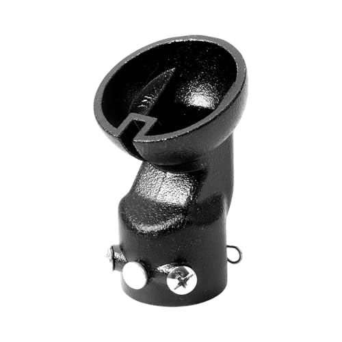 TEBTEOTEK Universal Sloped Ceiling Fan Adapter for Angled Ceiling Up to 45 (Black)