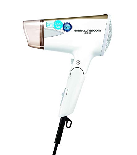 Nobby by TESCOM Ionic Travel Hair Dryer Wold Voltage, Gold