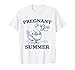 Pregnant Girl Summer Funny Baby Announcement Goose Mom T-Shirt