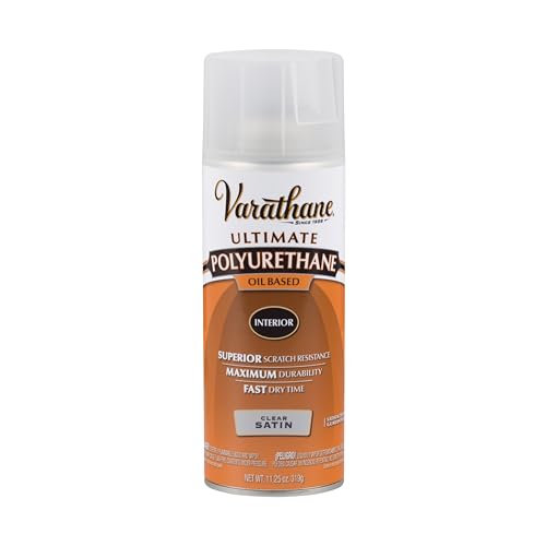 Varathane Interior Polyurethane Oil-Based Spray, Satin Finish