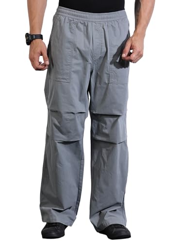 Image of Thomas Scott Men's | Solid | Light Weight | Breathable Fabric | 6 Pockets | Mid Rise | Loose Fit | 100% Cotton | Elasticated | Chino Trouser | Pants