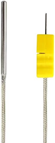 PerfectPrime TL1004 K-Type センサプローブ金属製ヘッドプローブ、K型プローブ用熱電対センサおよび温度計0?500℃
