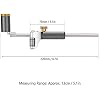 flexman Marking Gauge, 79mm Wood Scribe Tool Multifunctional Draw Marking Linear Arc Scriber Tool Sliding Scraper with 2Pen for Wood Ceramic Iron Acrylic