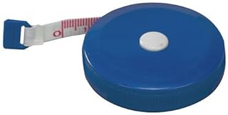 EMI Body Medical Retractable Soft Tape Measure with Dual-Scale in and CM - Measuring Tape for Body, Sewing, Tailoring, Fabric, Weight Loss & Medical Use- Blue EAM-400B