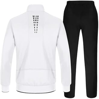 TBMPOY Men's Tracksuits Sweatsuits for Men Sweat Track Suits 2 Piece Casual Athletic Jogging Warm Up Full Zip Sets