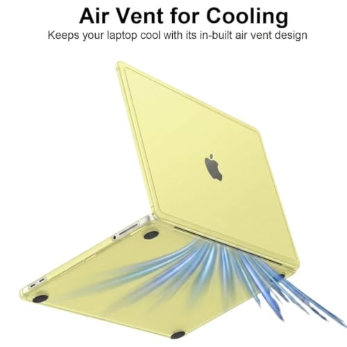 Image of Midkart Case Compatible with MacBook Neo 13 inch Case 2026 Release Model A3404 with A18 Pro Chip Matte Finish Scratches & Fingerprints Resistant Hard Shell Cover with Reinforced Corners, Citrus
