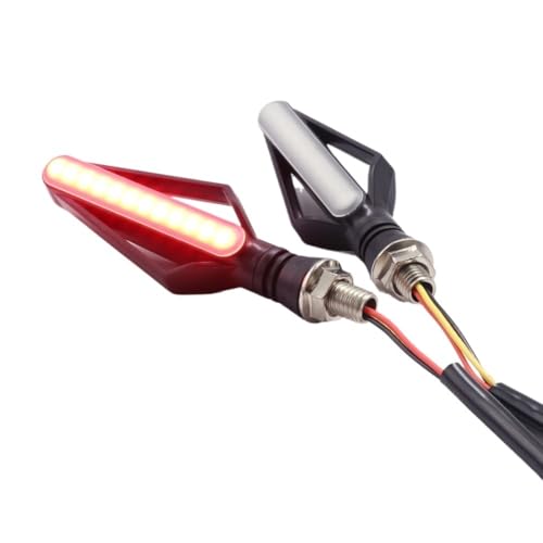 Feux stop feux clignotants à pour motos avec lampes de signalisation et feux de plaque