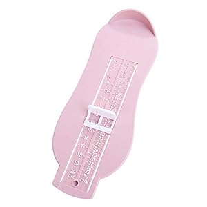 JGONas Voetmeter, peuters peuters voetmeter babyschoenen passende maat meetliniaal gereedschap roze