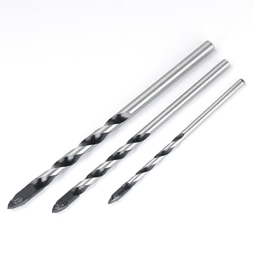 Broca diamantada triangular de 3 mm para vidrio y cerámica miniatura 6