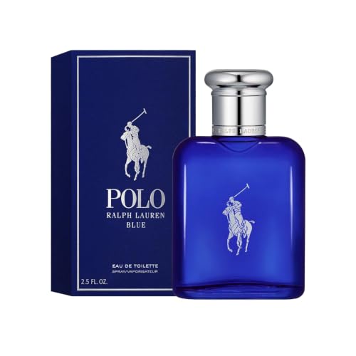 Ralph Lauren Polo Blue Eau de Toilette für Herren, erfrischend-aromatischer Duft mit Melone, Gurke & Mandarine, für den aktiven Mann, 75 ml – Ansicht 2