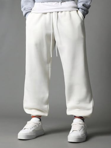 Image of dockstreet Mens Baggy fit Jogger /Sweatpants /Gym Gear, Trouser, Loose Home Relaxed Pants