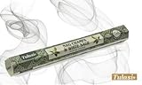  Tulasi - Incienso en Varilla Nag Champa-Salvia Blanca 6 packsx15 Varillas/Pack