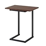 【Amazon.co.jp限定】アイリスオーヤマ サイドテーブル テーブル コの字 木目調 ベッド横 インテリア AZSDT-45 ブラウン/ブラック