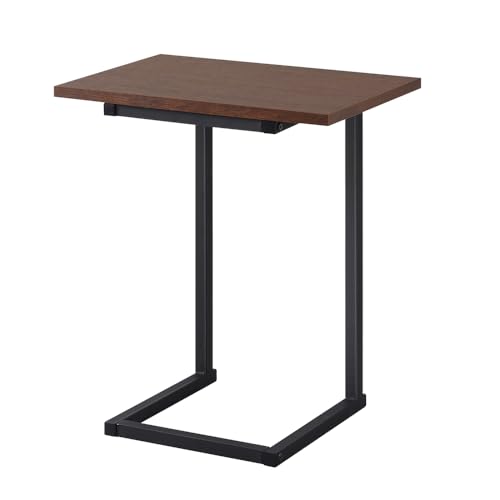 Iris Ohyama AZSDT-45 Side Table Table Wood Grain Style Bedside Decor Brown/Black