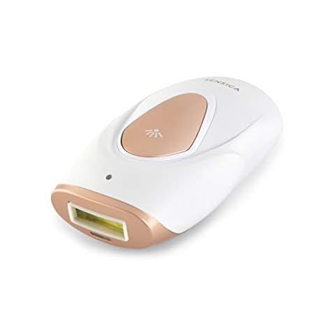 Sensica Sensilight Mini 300 Permanent Hair Removal Device for Men & Women - 300,000 Flashes, Advanced RPLTechnology System - Clinically Proven, Painless Kit, Hairless Body & Face - Bronze/White Cover
