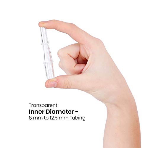 Healthandyoga Enema Supplies – Tubing Adaptor - Medical Grade Transparent Pvc #TOP1