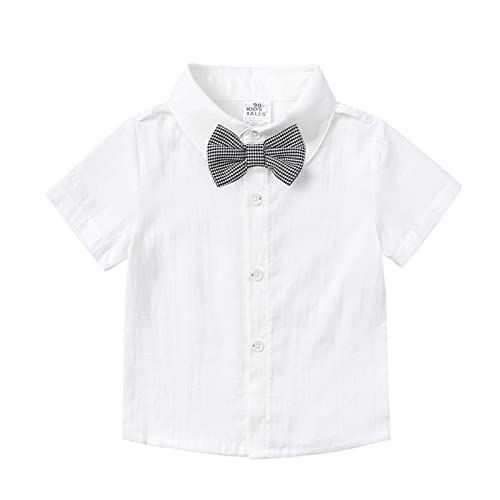 Camiseta infantil meninos gravata borboleta cavalheiro terno suspensório xadrez 5t roupa para menino