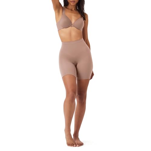 Spanx Power Short, Pantalones Cortos Mujer, Marrón (Café Au Lait), S