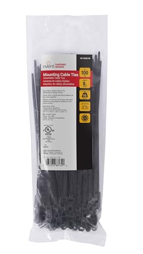 Attaches de fixation robustes Gardner Bender 48-308UVB en nylon - 4