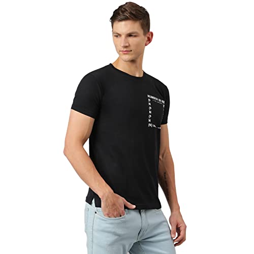 Image of Thomas Scott Men's | Solid | Half Sleeve | Slim Fit | 100% Cotton | Round Neck | Casual Tshirt
