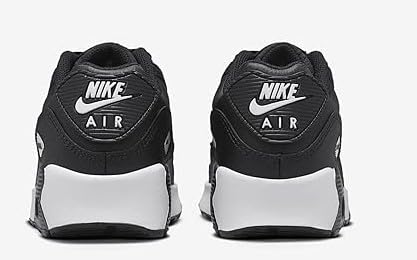 Nike Air Max 90 Big Kids' Shoes (HF6358-002, Black/Black/White) Size 74