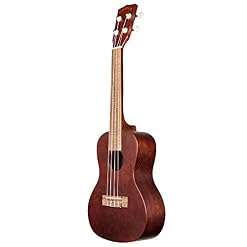 Kala Makala Concert Ukulele Mahogany Satin Finish MK-C Bundle with a Kala Tuner and Lumintrail Polishing Cloth – Image 3