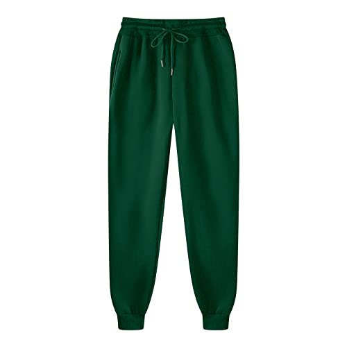 Solid Color Tracksuits for Men Drawstring Loose Fit Casual Hooded Sweatshirts Pullover Baggy Sweatpants Winter 20254