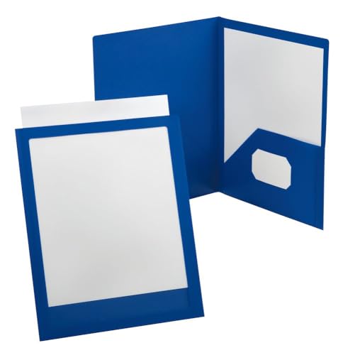 Oxford Classeur ViewFolio double pochette lettre bleu