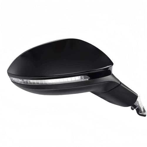 Rétroviseur Golf 8 MK8 noir 13 broches de qualité supérieure côté droit