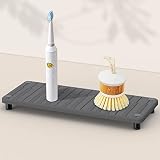 Sink Caddy Instant Dry Kitchen Organizer, Drying Stone Sink Tray with Stainless Steel Feet Stand, Sp