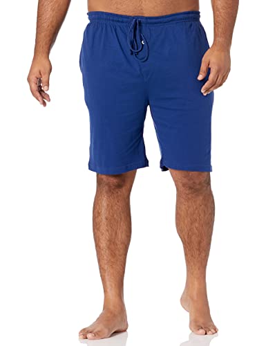 Image of Amazon Essentials Men's 9 inch Knit Pajama Shorts with Elastic Waist and Drawstring, Loungewear (Available in Big & Tall)