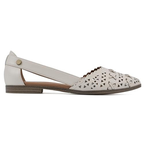 WHITE MOUNTAIN Women's Nobler Open Ballet Flat3