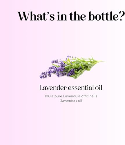 Image of Lavender Essential Oil - 100% Pure & Natural - Therapeutic Grade Lavender Oil For Skin, Face, Hair care, Diffuser, Aromatherapy & Body Massage - 100 ML.
