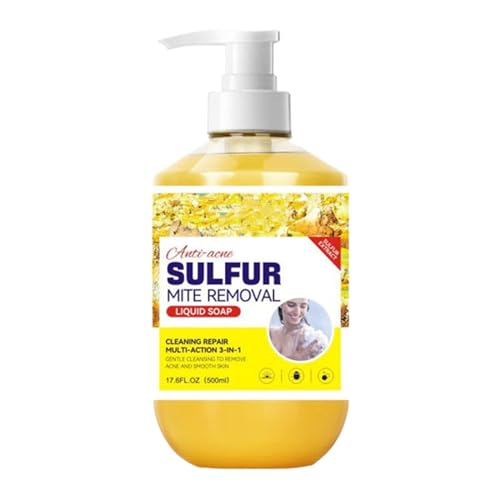 Galentador de azufre, gel de ducha, jabón líquido de eliminación de 500 ml de MIT-E, limpieza, reparación, limpiador de líquidos de hidratación profunda, y para mujeres y hombres, ducha di