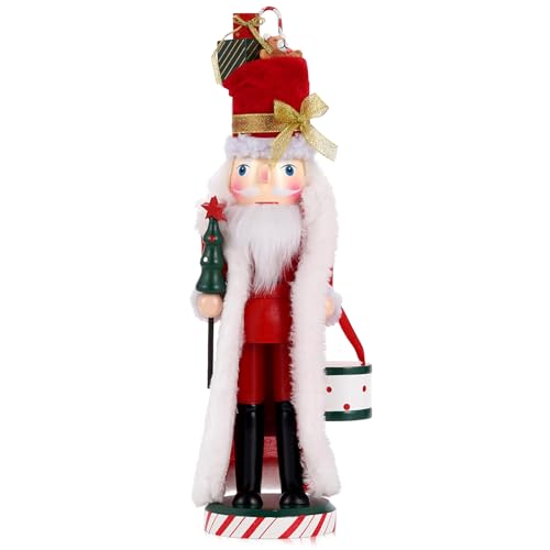 VorFor 35cm Nussknacker Figur Puppe,Nussknacker,Weihnachtsdeko...