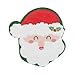 WeiLaiKeQi Print Dishcloth Cotton Dishwashing Cloth Cleaning Sponge Christmas Dishcloth for Kitchen, Santa Claus