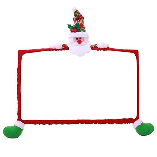 Preisvergleich Produktbild blessvt Display Schutzhülle Für Computer LCD-Monitor Kantenschutz Weihnachtsschmuck Weihnachtsdekoration Computer-LCD-Monitorrahmen-Schutzabde... Elegance