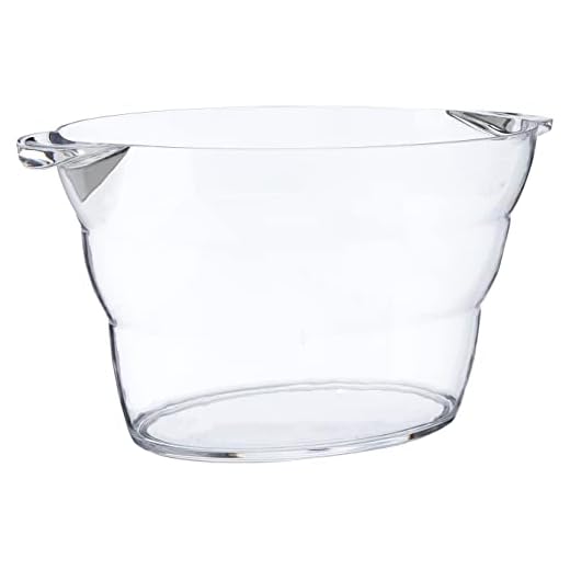 Lacor - 62373 - Barreño Enfriabotellas Acrilico 13 Litros