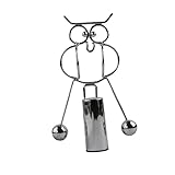 Klassisches spielzeug – breite anwendung: unser mini-stahl-balance-spielzeug kann für verschiedene orte wie zu hause oder im büro geeignet sein. diese tischdekoration kann als heimdekoration, autopuppe, bürodekoration usw. verwendet werden.