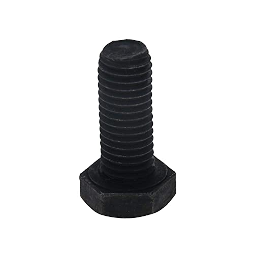 Image of Aicosineg 5Pcs M12 x 30mm Carbon Steel Grade 12.9 External Hex Head Screw Bolts Metric Fully Thread Hexagon Bolts Fastener Hex Bolts for Hardware Furniture Machinery Black 1.48x0.74x0.74inch