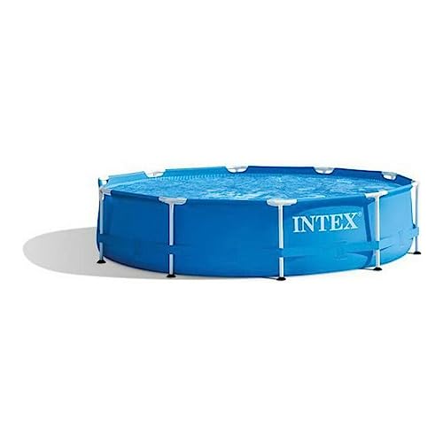Intex 28202NP – Piscina Fuori Terra Metal Frame Rotonda, Pompa Filtro 1250...